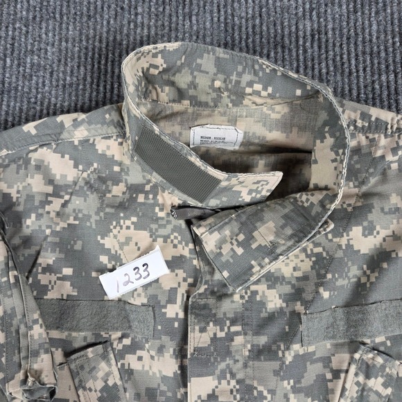 US Army Combat Uniform ACU Digital Camo Jacket Medium Regular NSN 8415015198510 - Picture 8 of 8